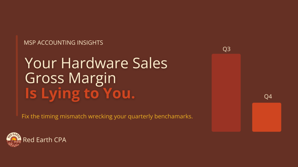 MSP hardware revenue COGS
